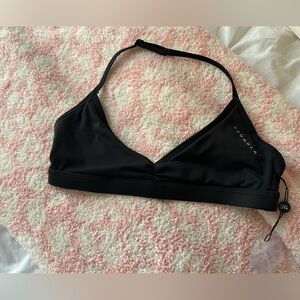 NWT YoungLA Black Halter Sports Bra